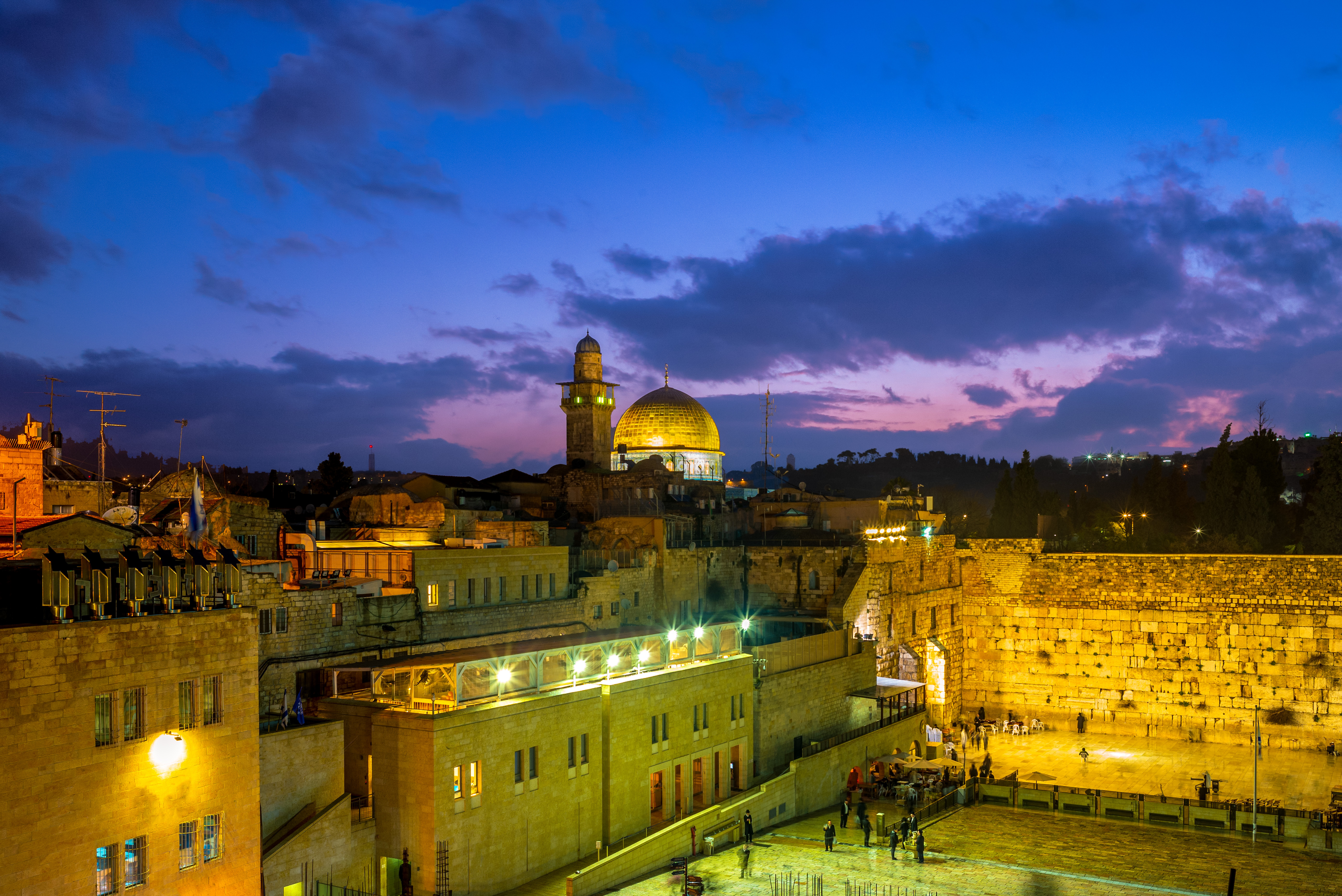 The Western Wall and Dome of the Rock, Jerusalem