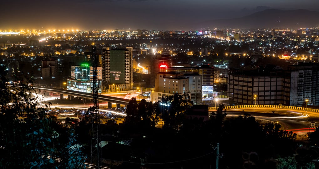 Addis Ababa at night Addis Ababa at night