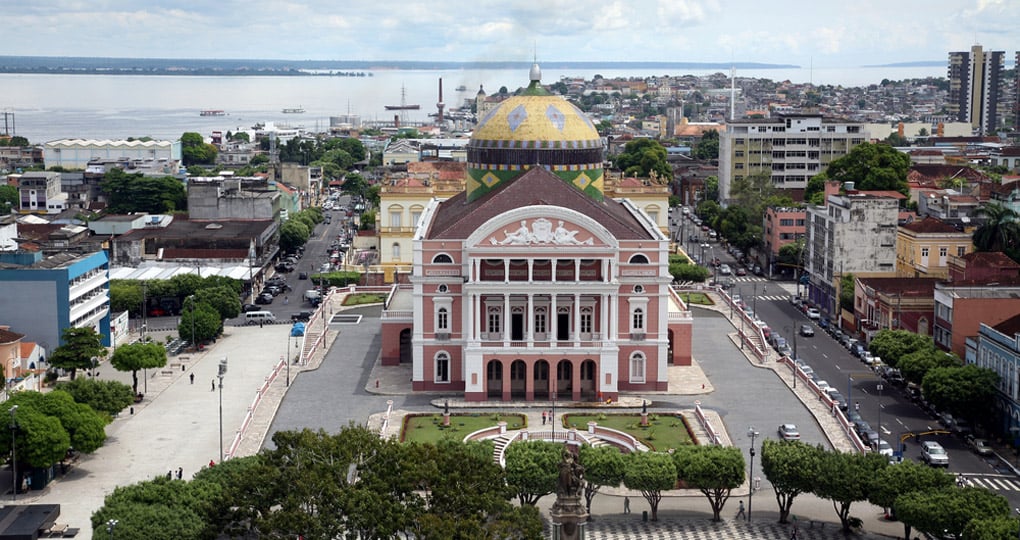 The famous Teatro Amazonas in Manaus is a great photo opportunity on your Brazil vacation The famous Teatro Amazonas in Manaus is a great photo opportunity on your Brazil vacation