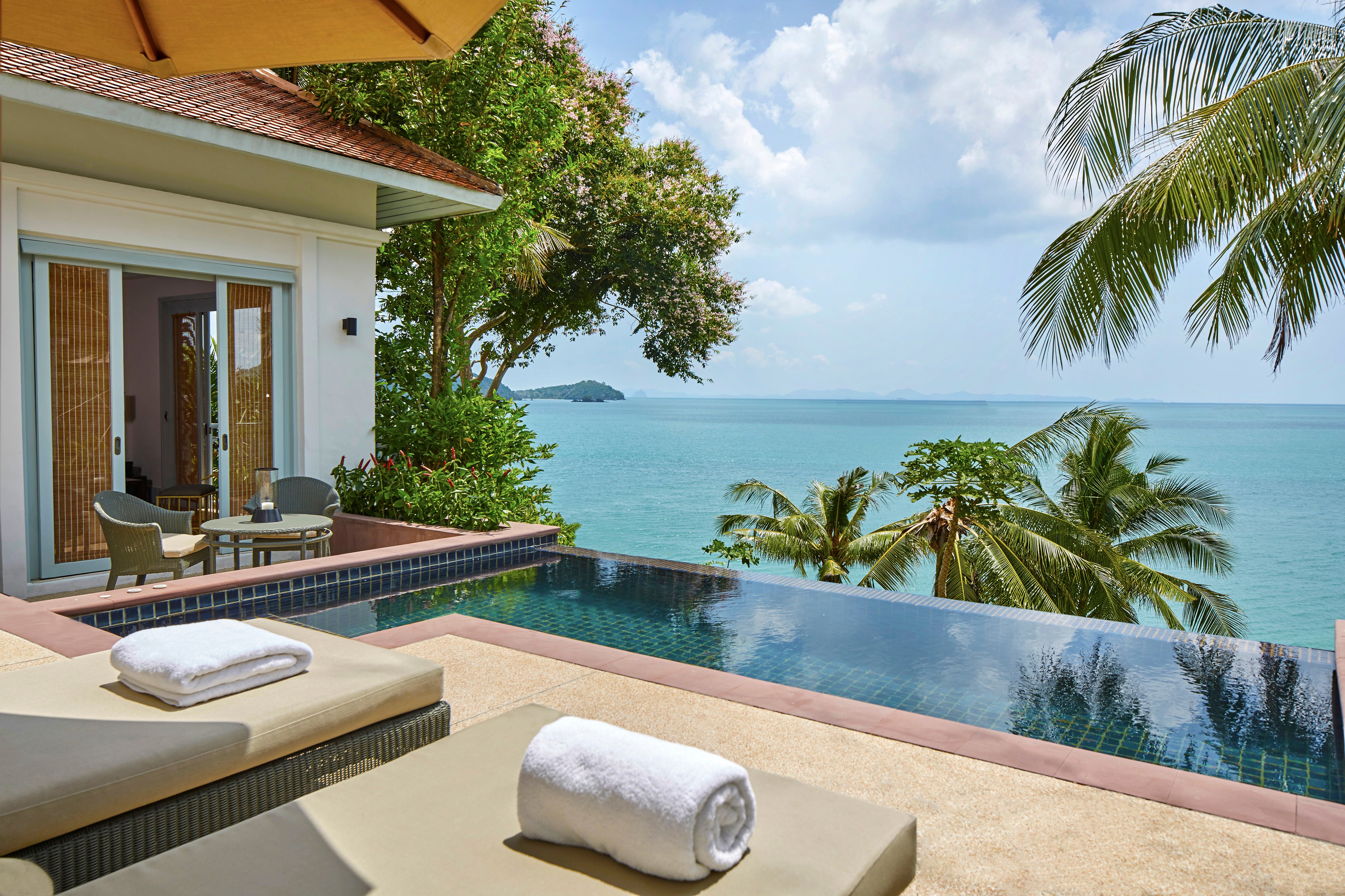 View of a pool at Amatara Welleisure Resort, Phuket, Thailand