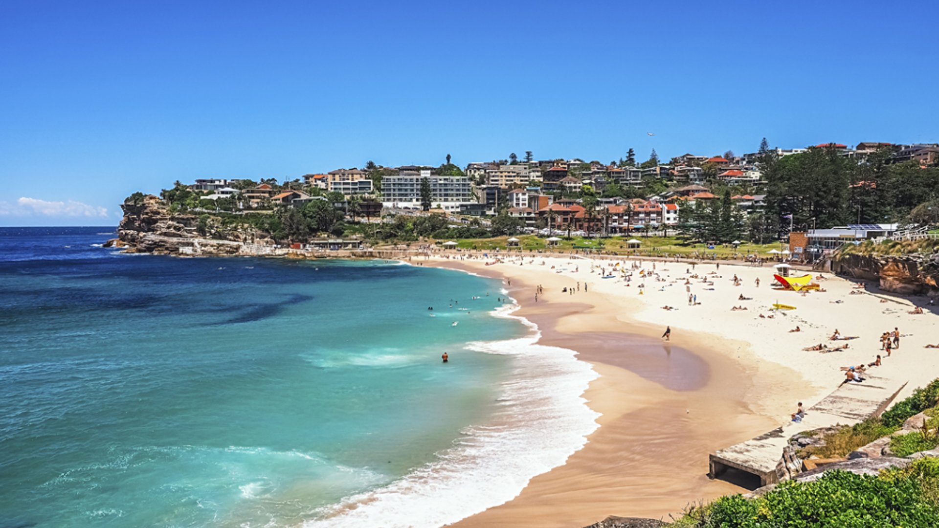 Beautiful Nature of Bronte Beach in Sydney, New South Wales, Australia