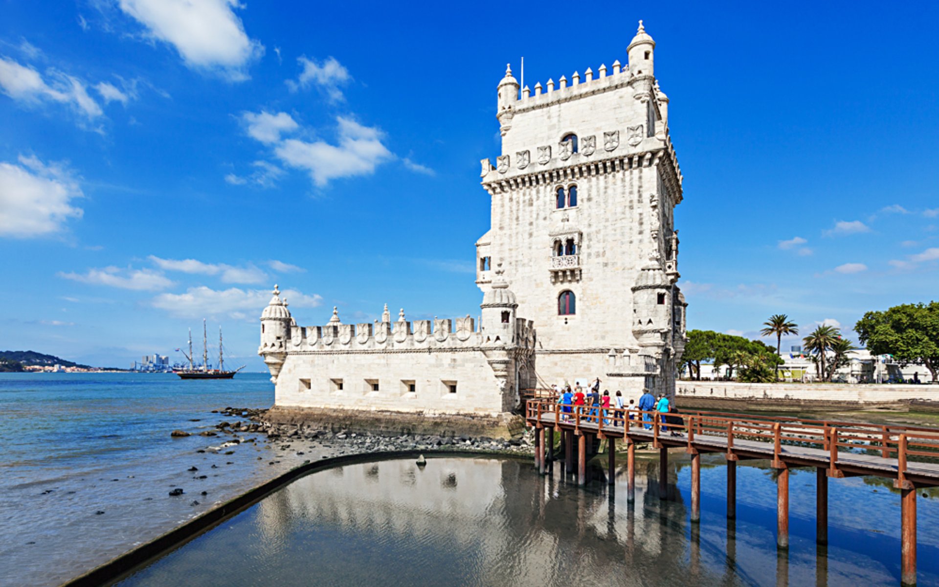 Belem Tower in Lisbon, Portugal