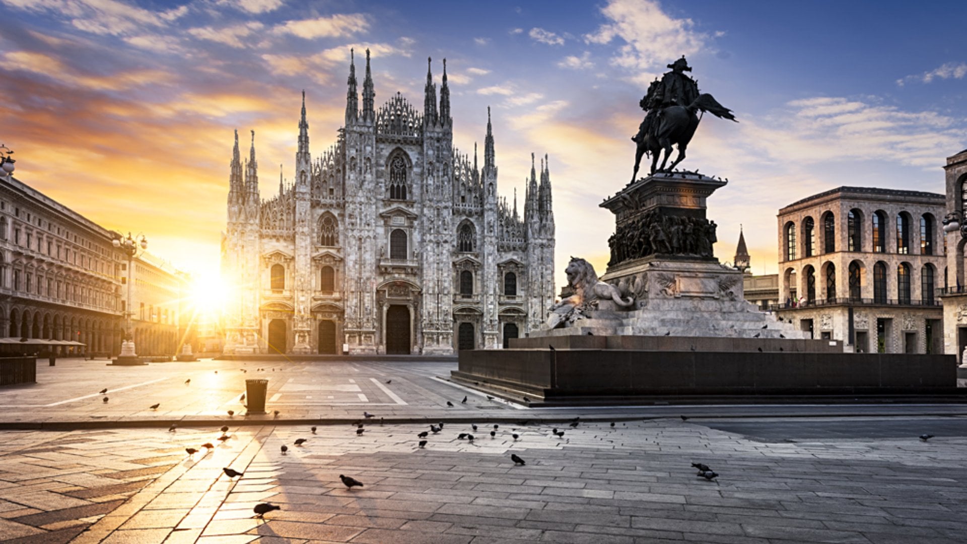 Duomo at Sunrise, Milan, Italy