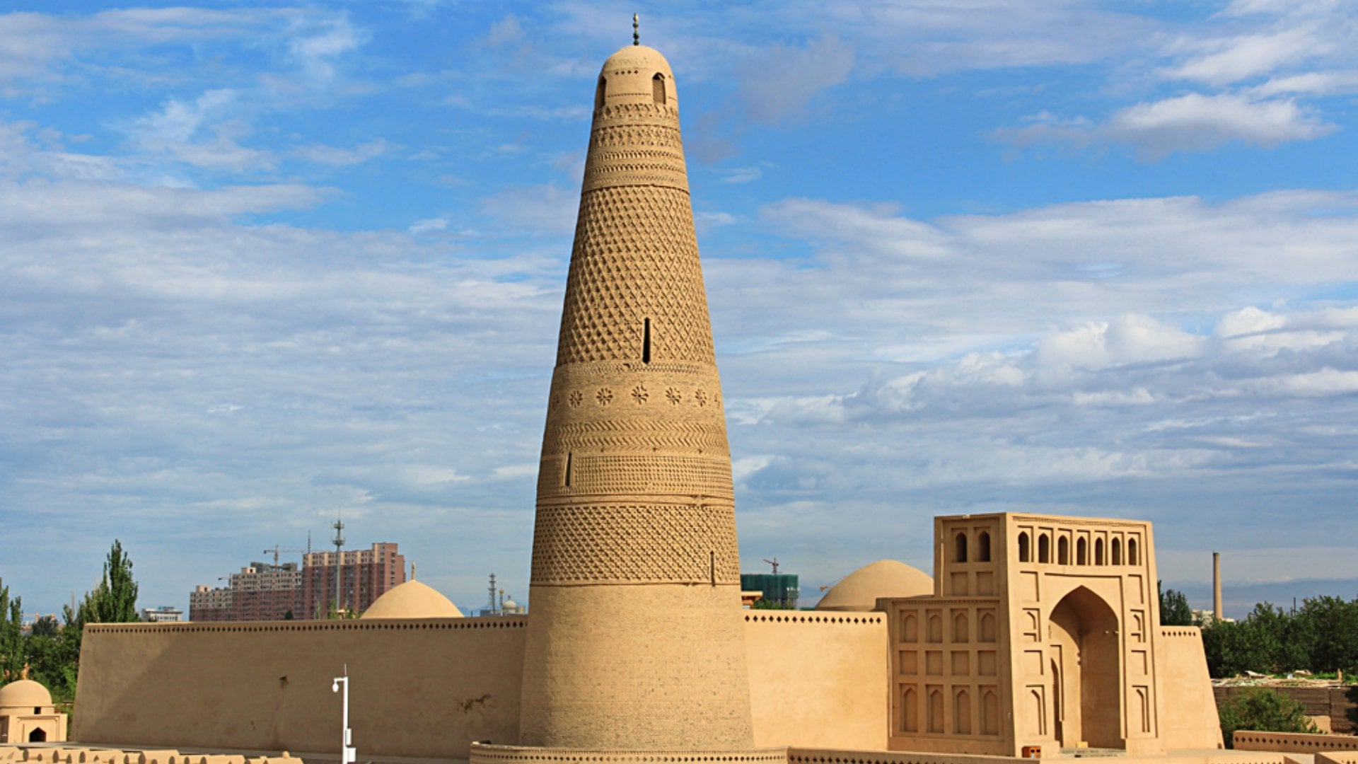 Emin Minaret and Mosque in Turpan, Xinjiang, China