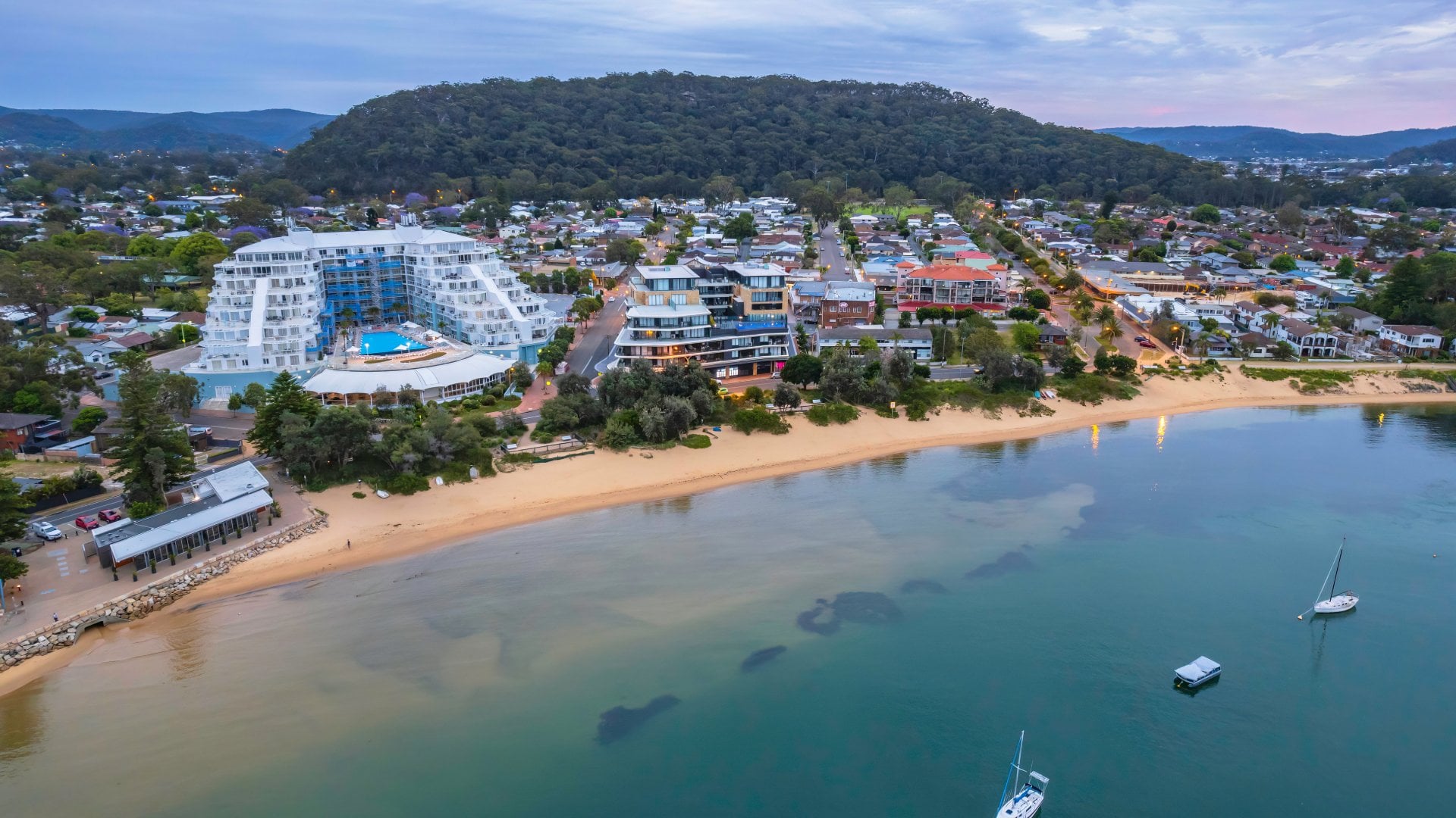 Ettalong Beach on the Central Coast, NSW, Australia.