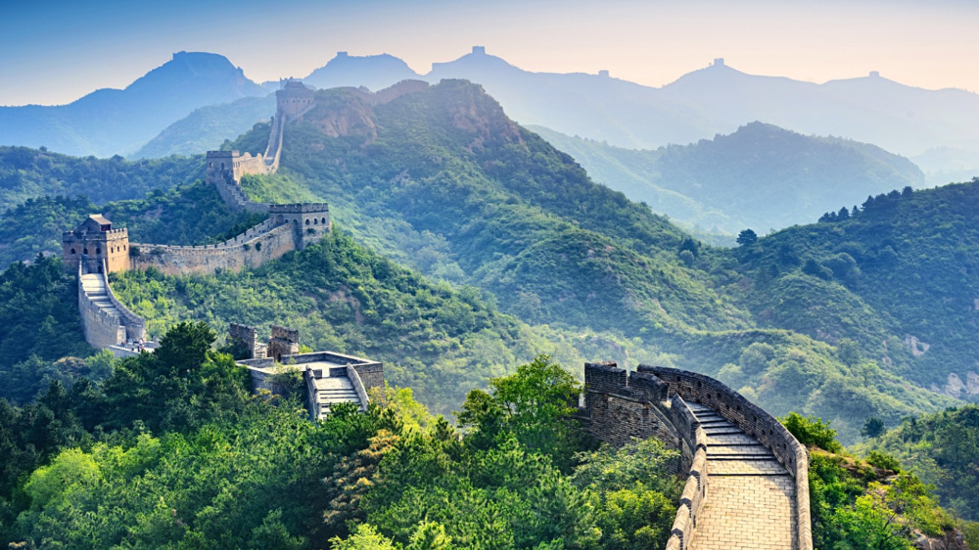 Great Wall of China in Badaling, Beijing, China