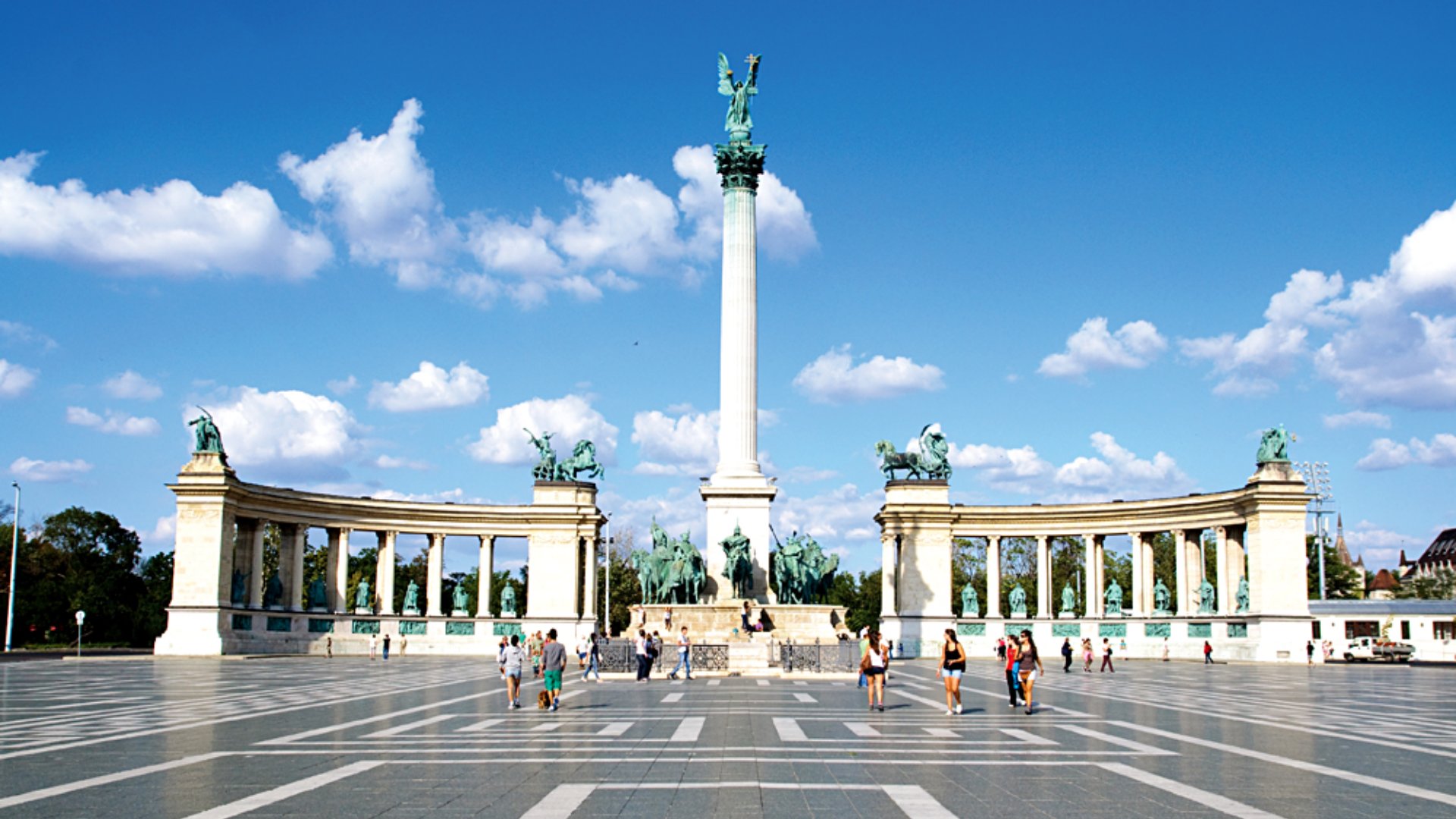 Heroes Square, Budapest, Hungary