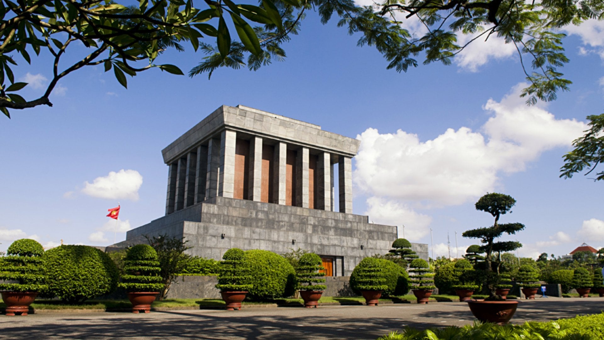 Ho Chi Minh Mausoleum in Hanoi, Vietnam