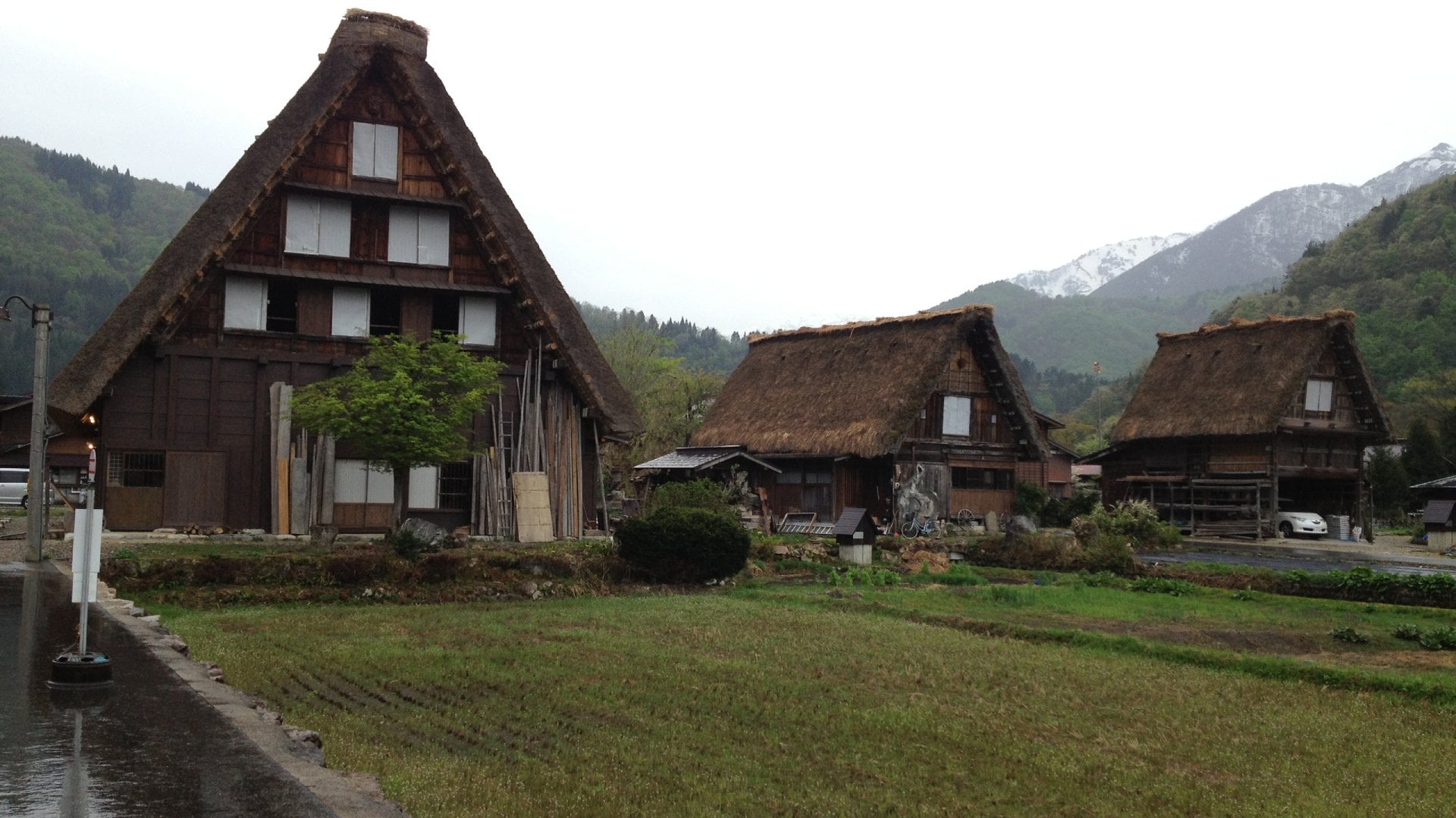 Japanese village Shirakawago, Ohno, Gifu, Japan