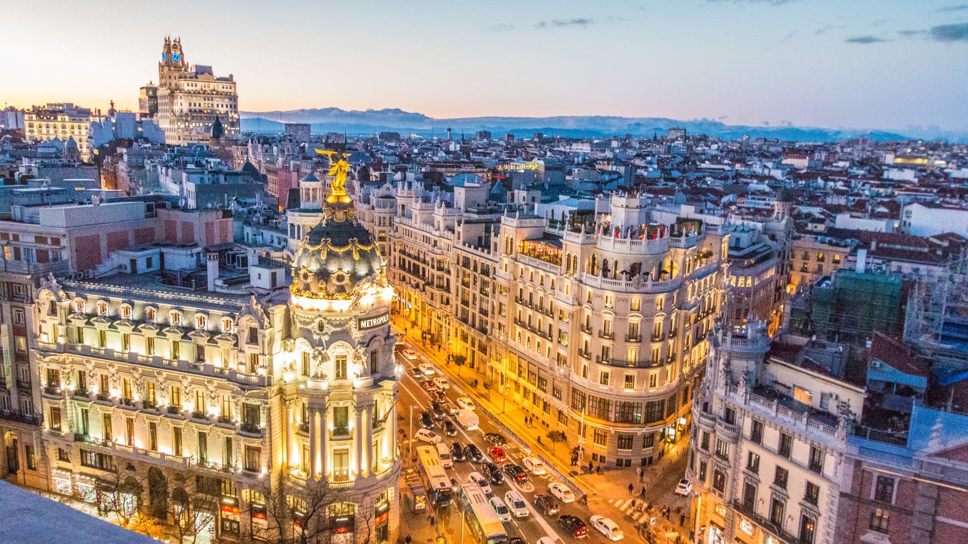 Madrid at night