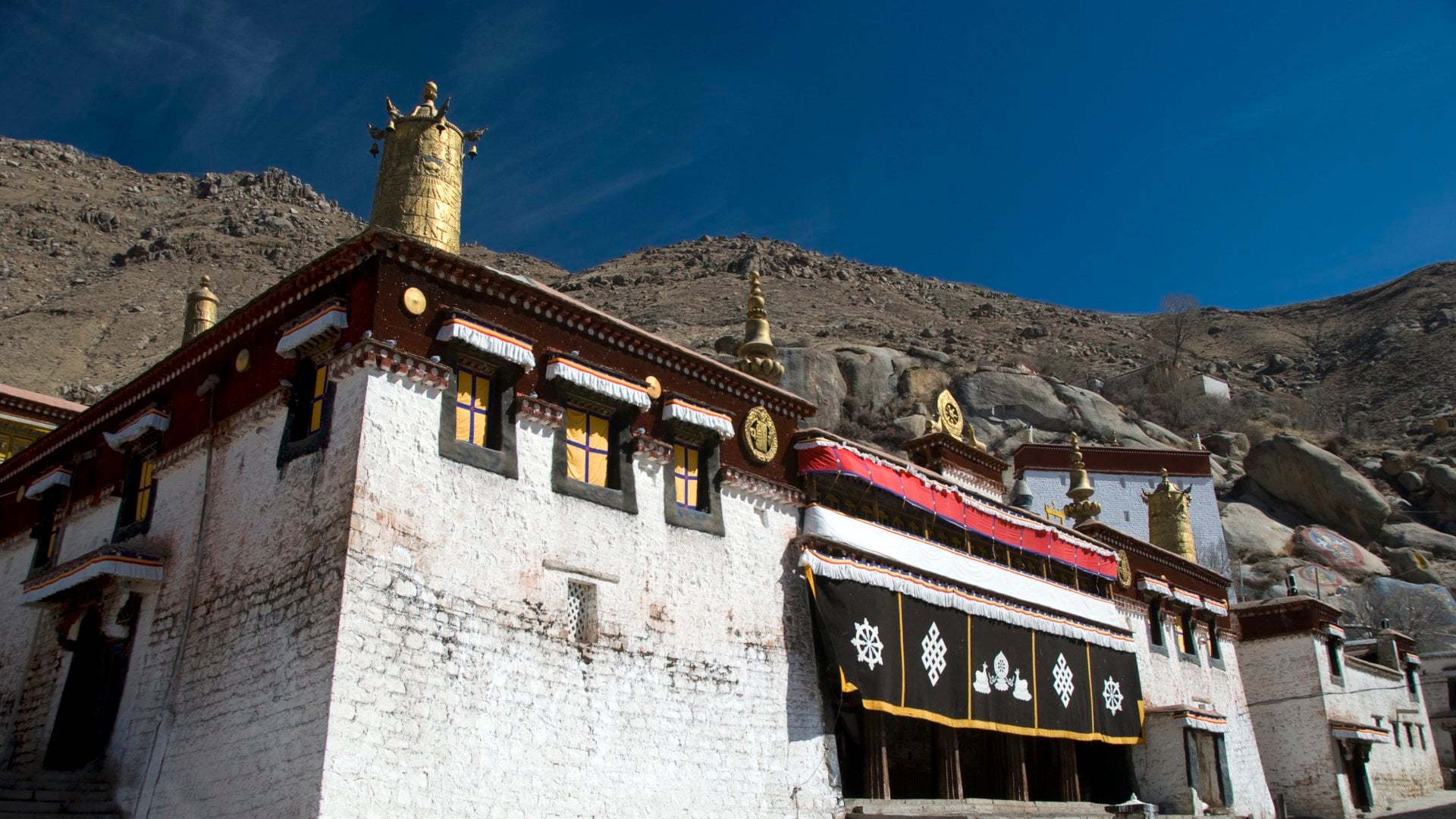 Main Assembly Hall in the Sera Monastery in Lhasa