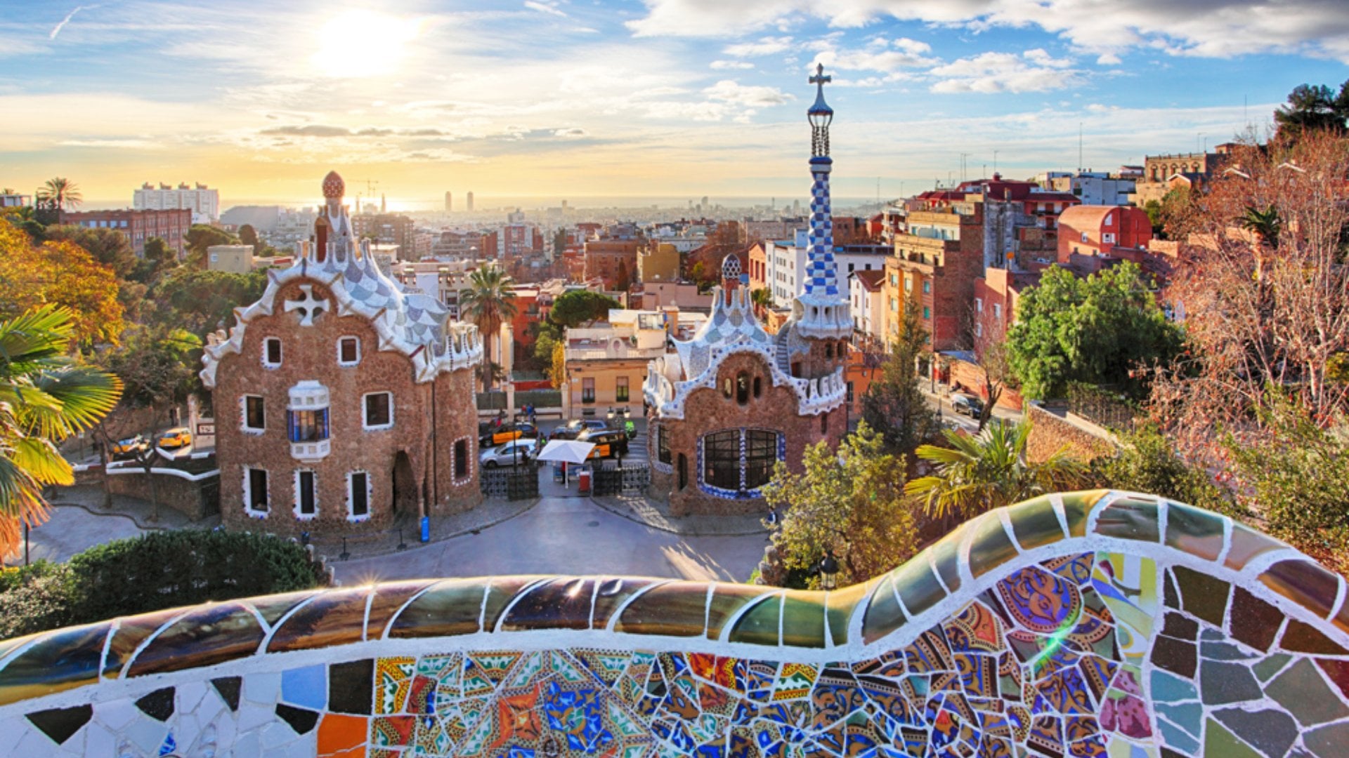 Park Guell, Barcelona, Spain