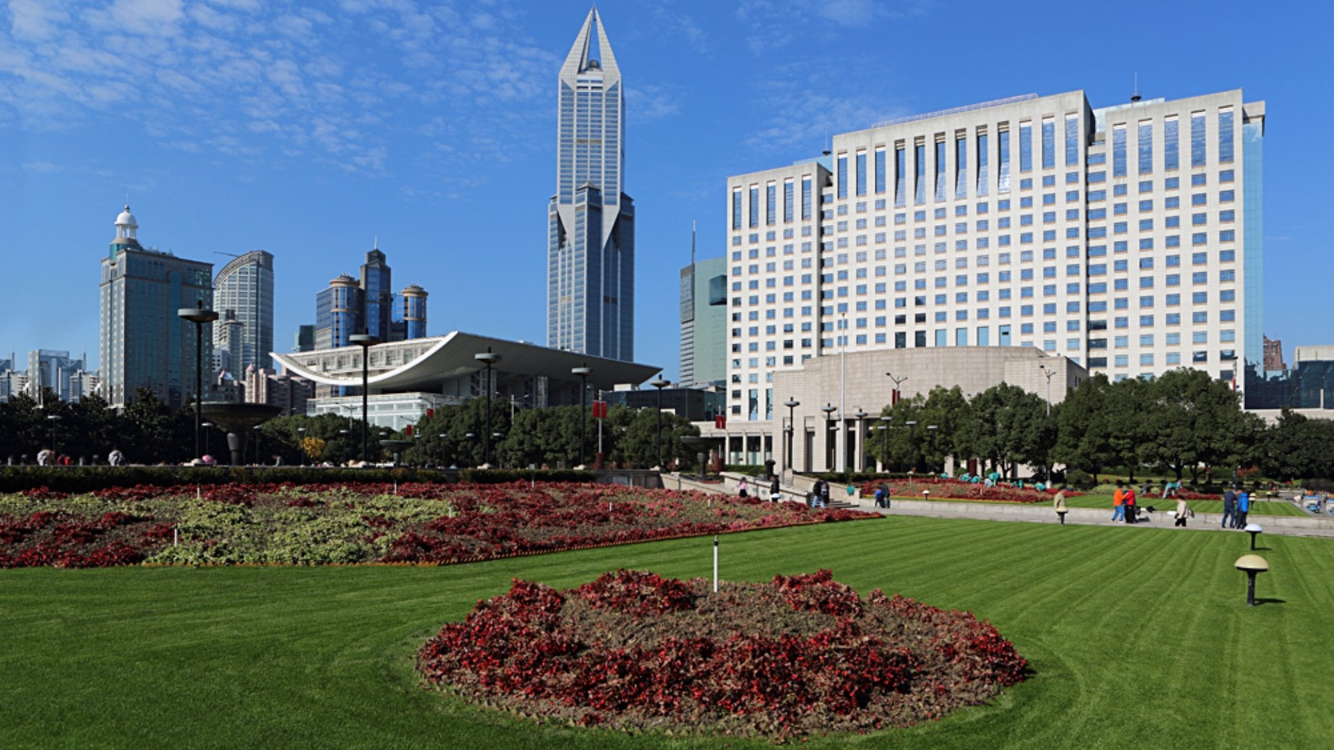 People's Square or People's Park, Shanghai, China