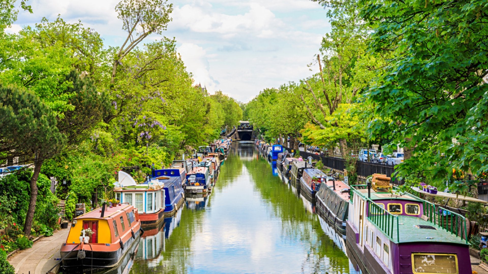 Regent's Canal, Little Venice in London, England, UK (United Kingdom)