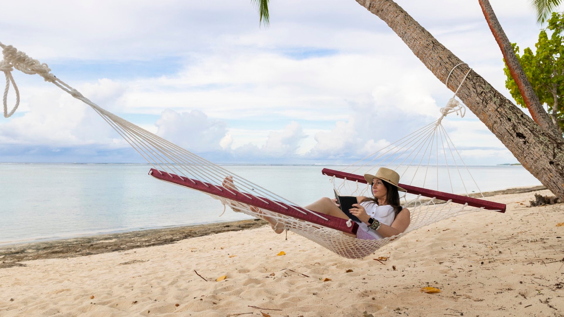 Relaxing in a Hammock