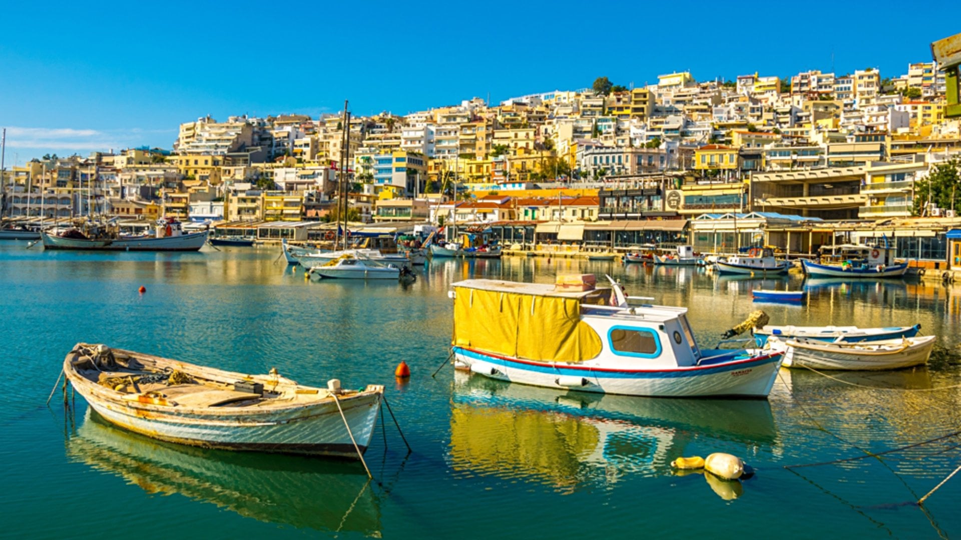 Residential Marina in the Port of Piraeus, Greece