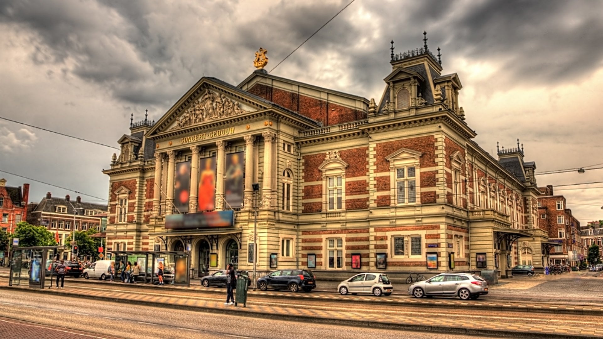 Royal Concertgebouw Concert Hall in Amsterdam, Netherdlands