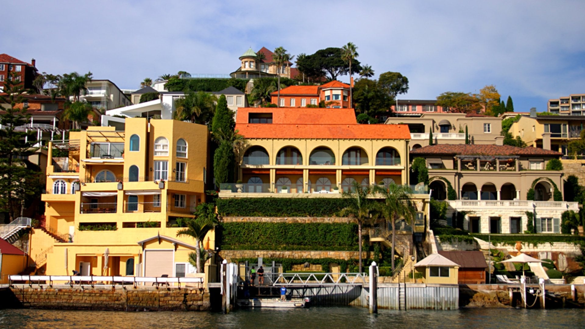 Seaside Residential Area at Rose Bay, Sydney, New South Wales, Australia