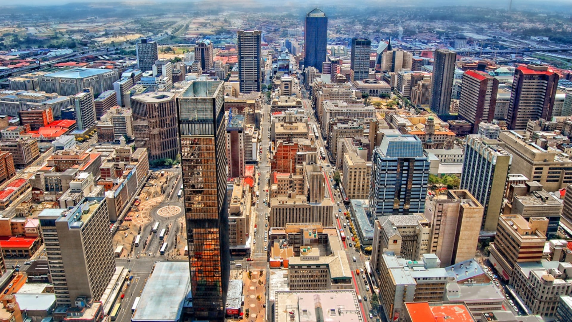 Skyscrapers in the CBD (Central Business District), Johannesburg, South Africa