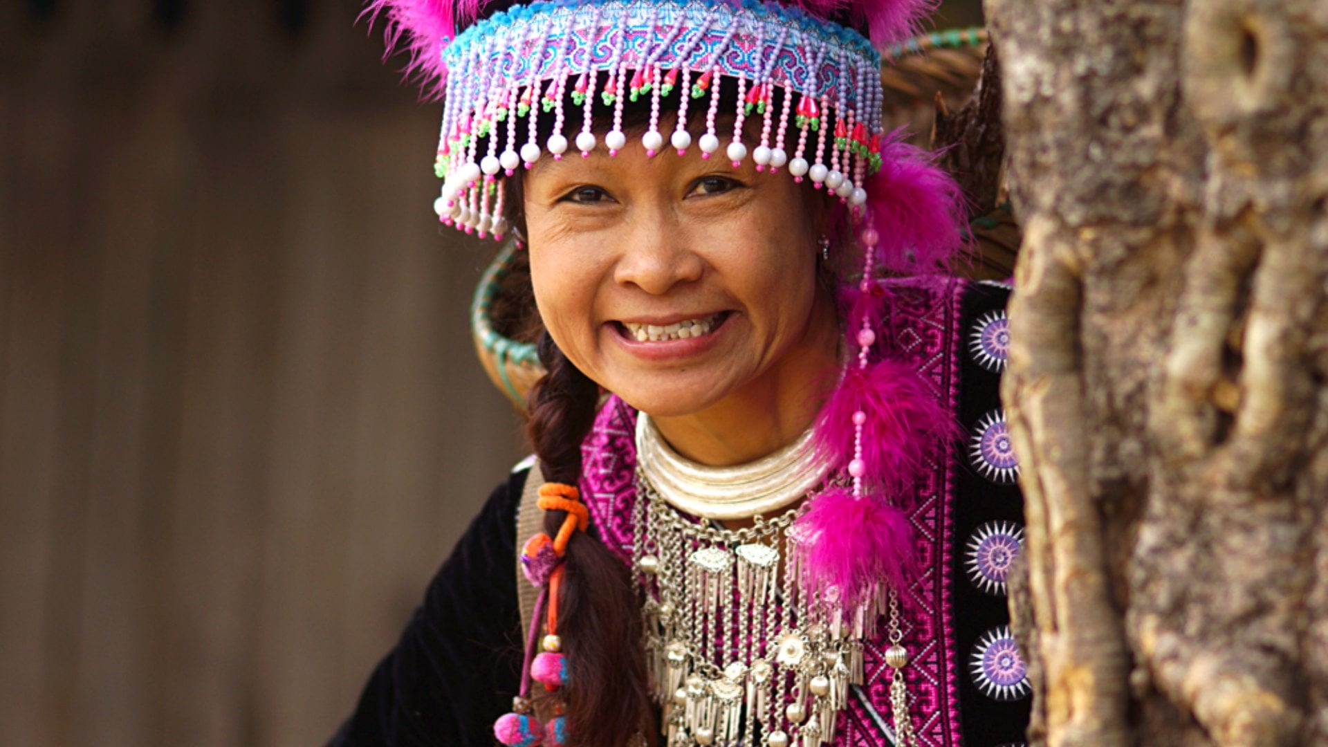 Smiling Hmong Hilltribe Woman, Sapa, Vietnam
