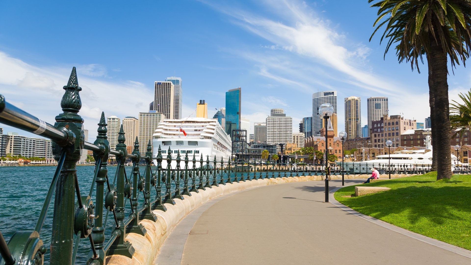 Sydney Central Business District from Dawes Point Park