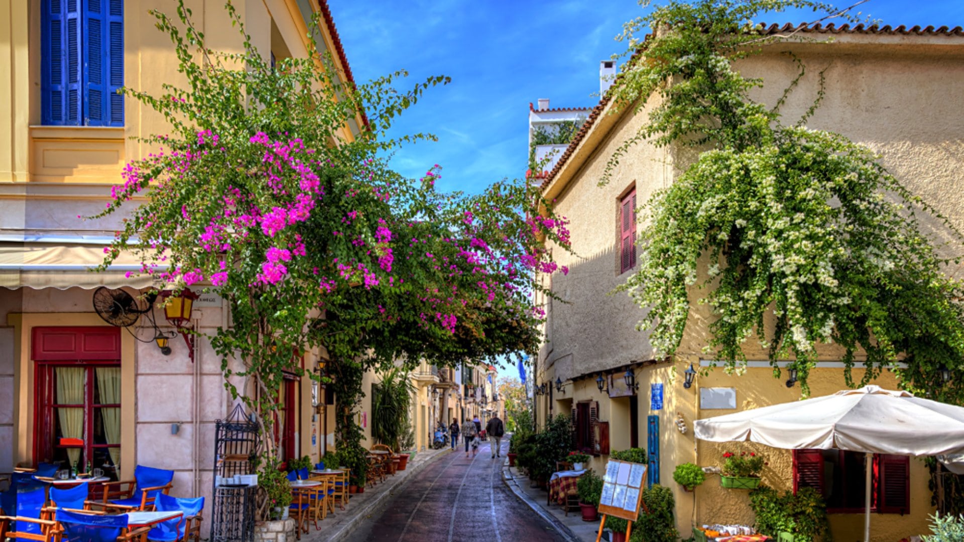 The Plaka Neighbourhood, Athens, Greece