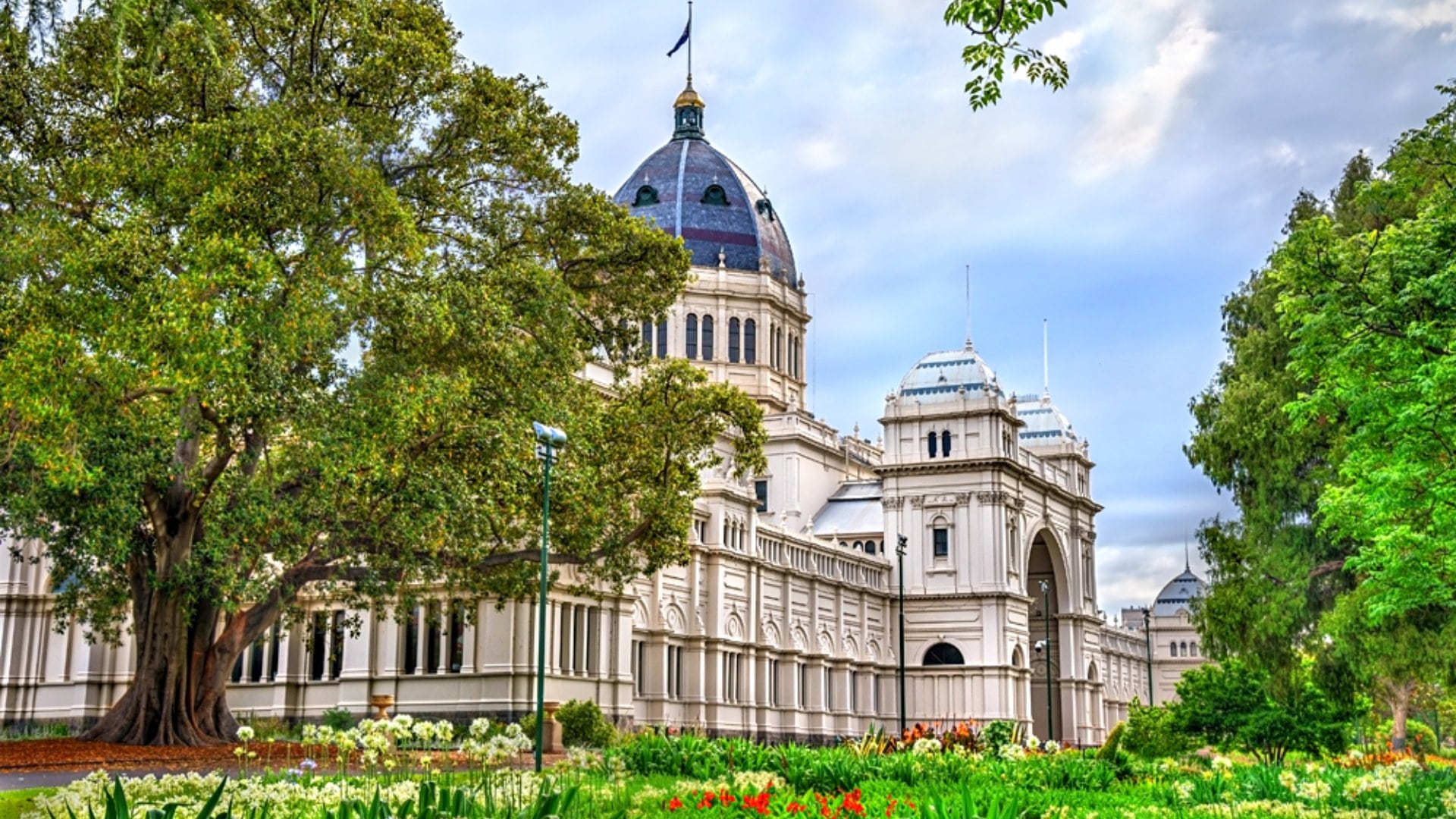 The Royal Exhibition Building in Carlton, Melbourne, Victoria, Australia