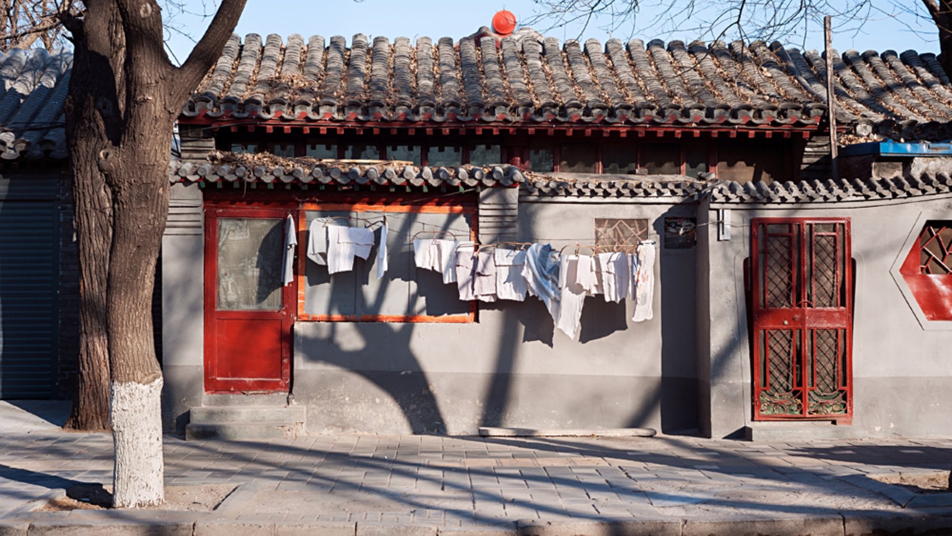 Traditional low-rise Hutong housing, Beijing, China
