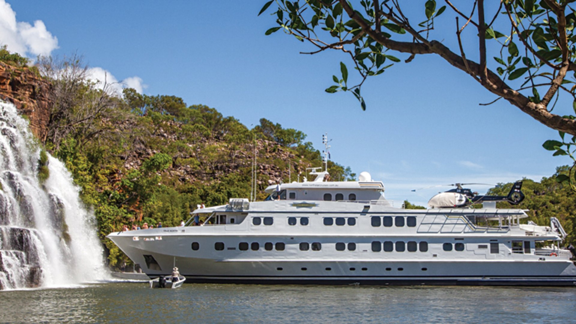 True North Adventure Cruise - True North at Kings Cascades, Kimberley, Western Australia, Australia