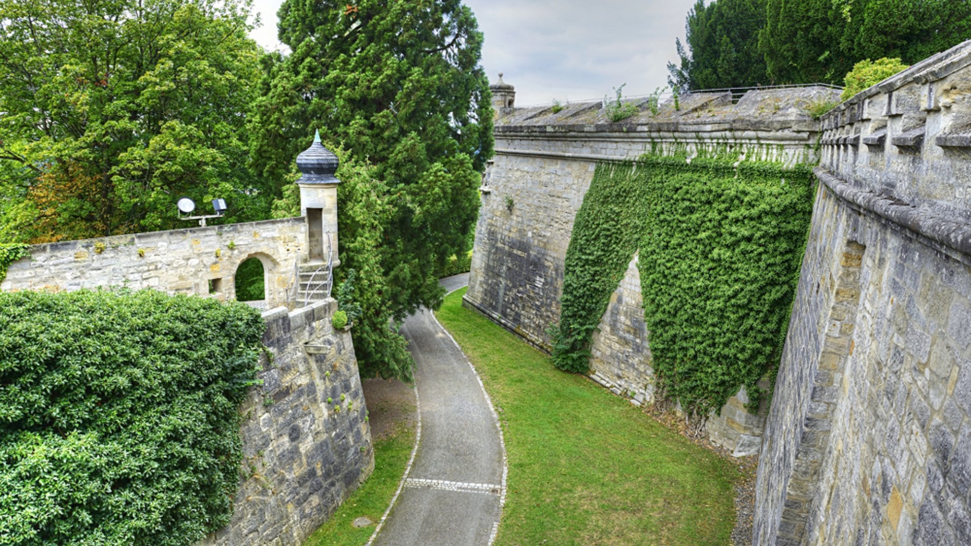 Veste Coburg Castle Walls, Bavaria, Germany