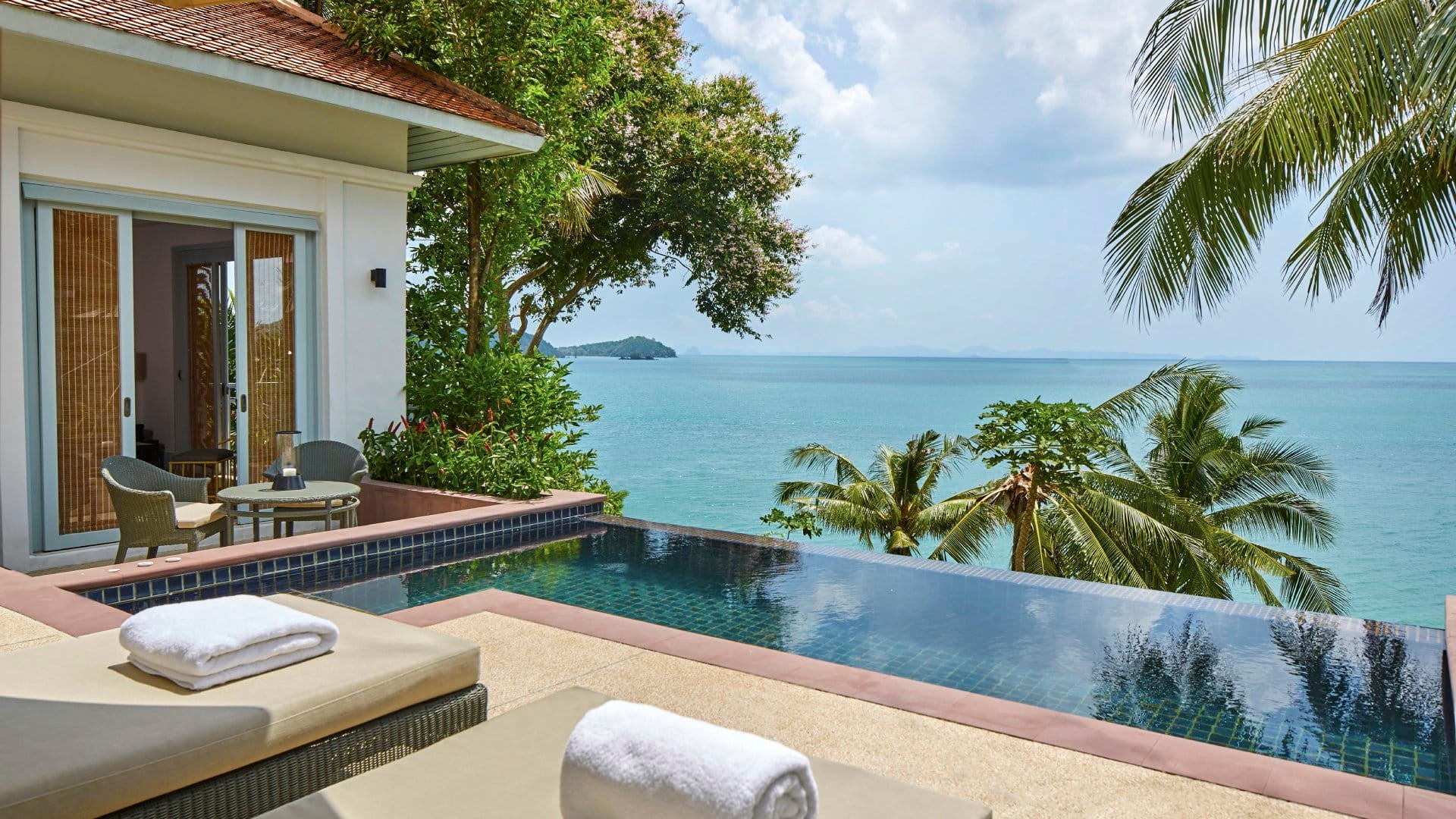 View of a pool at Amatara Welleisure Resort, Phuket, Thailand