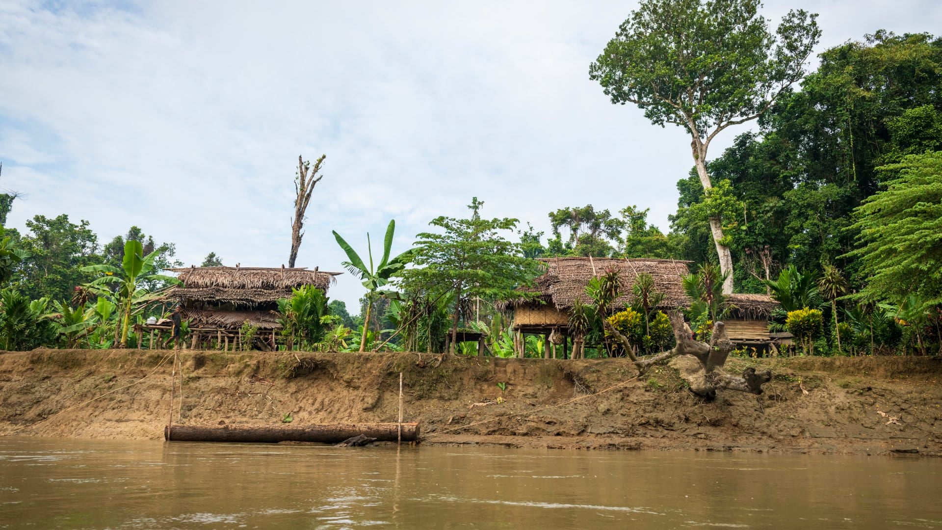 Village in East Sepik Province, Papua New Guinea