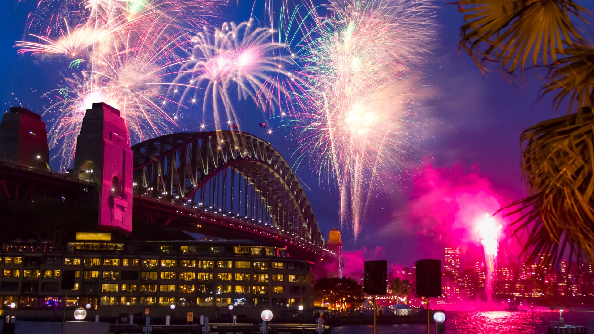 Sydney Harbour Bridge on New Year's Eve
