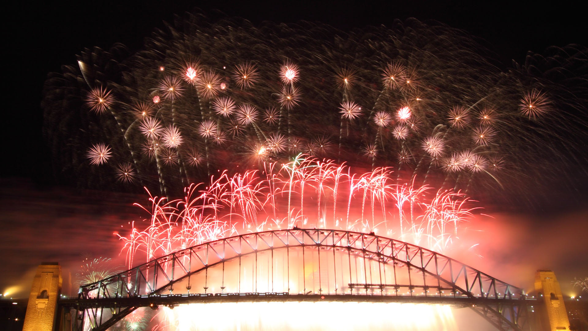 Sydney Harbour Bridge on New Year's Eve