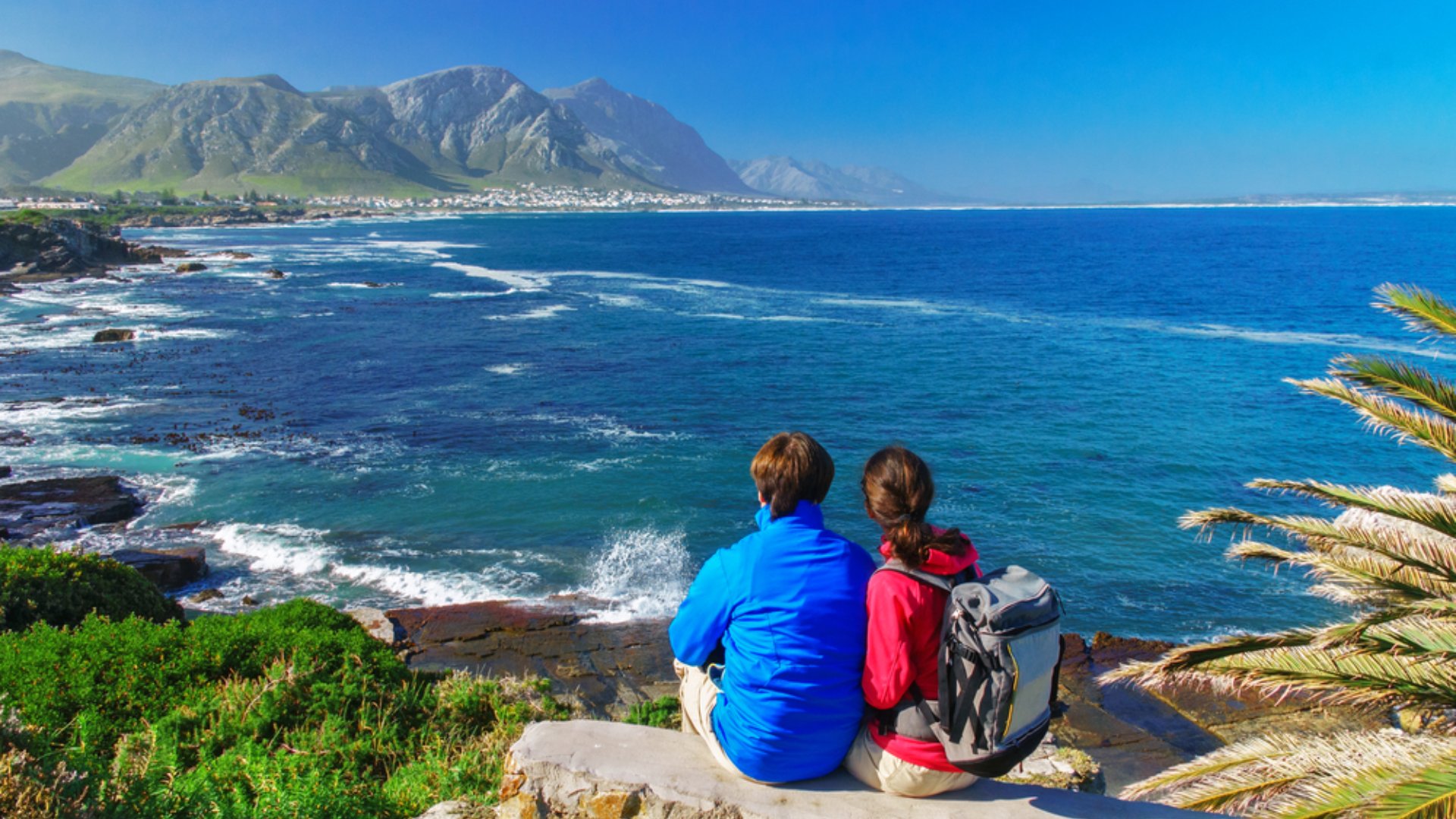 Looking for whales, Hermanus.