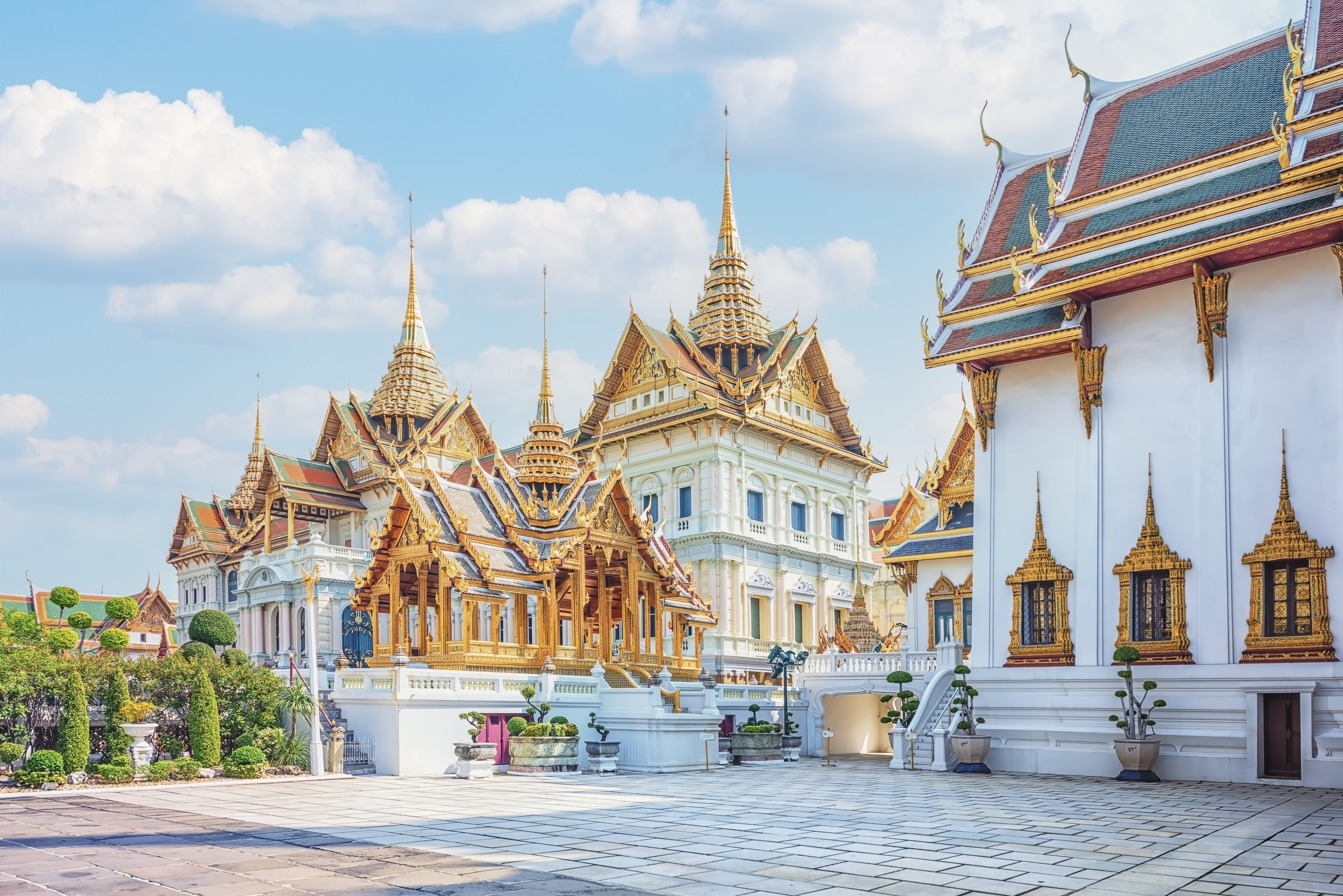 The Grand Palace in Bangkok, Thailand.