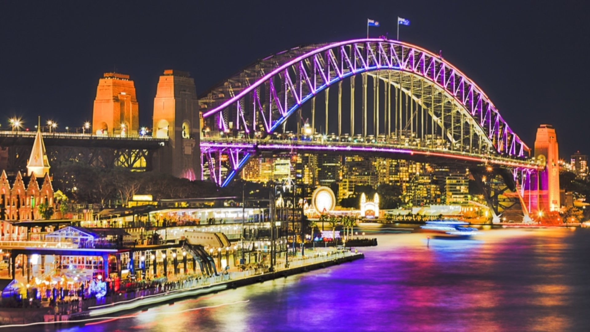 Syndey Harbour at Night