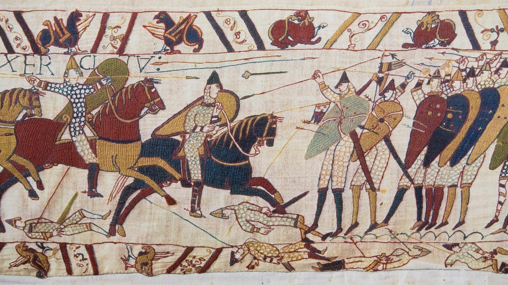 Bayeux Tapestry, Bayeux, France Bayeux Tapestry, Bayeux, France