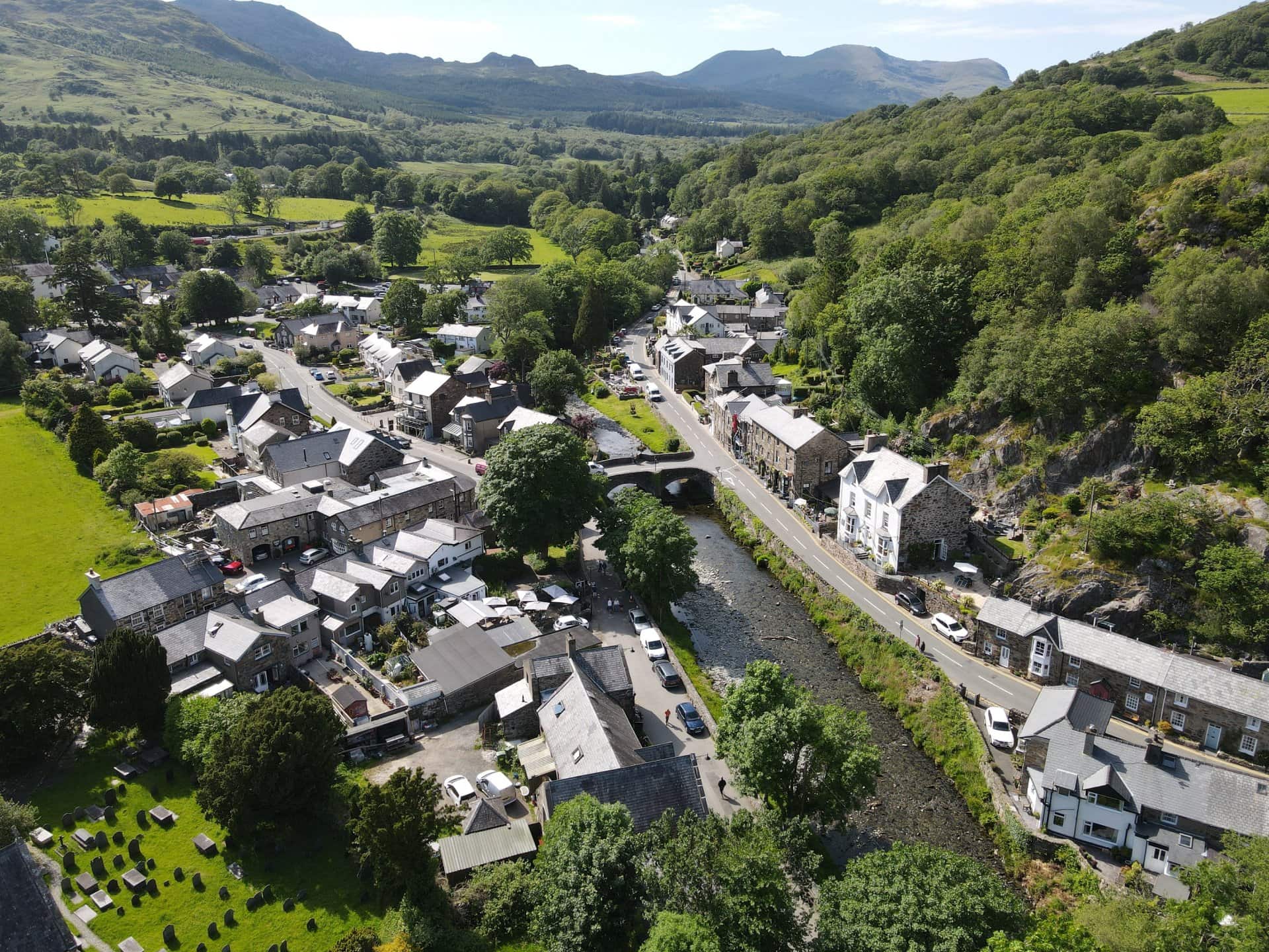Beddgelert, Snowdonia, North Wales, United Kingdom Beddgelert, Snowdonia, North Wales, United Kingdom