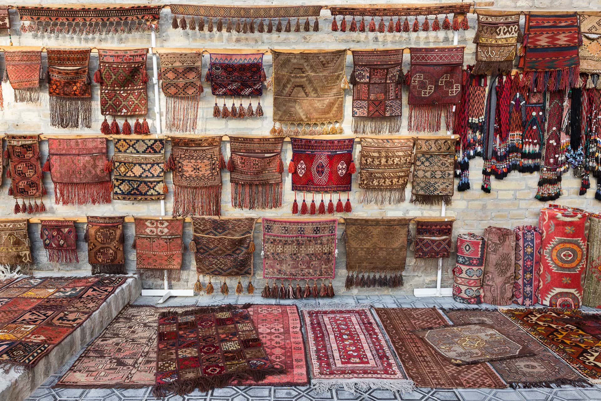 Carpet shop, Bukhara, Uzbekistan