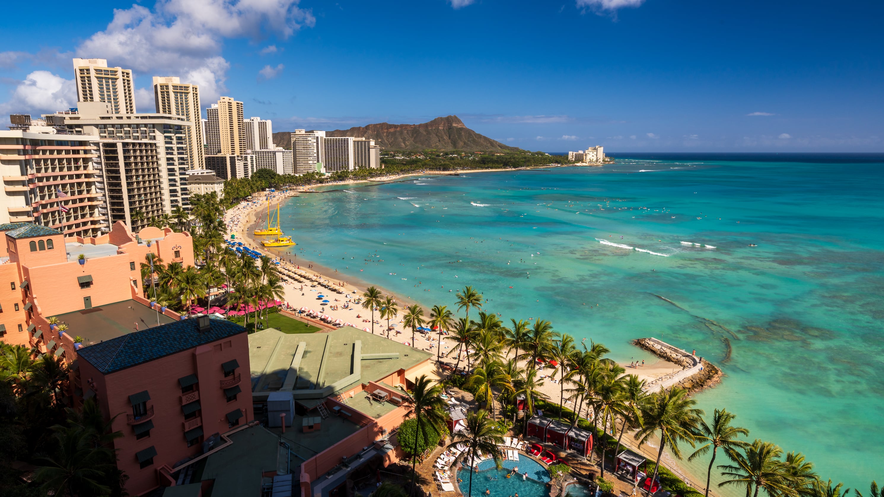 Waikiki Beach & Diamond Head Waikiki Beach & Diamond Head