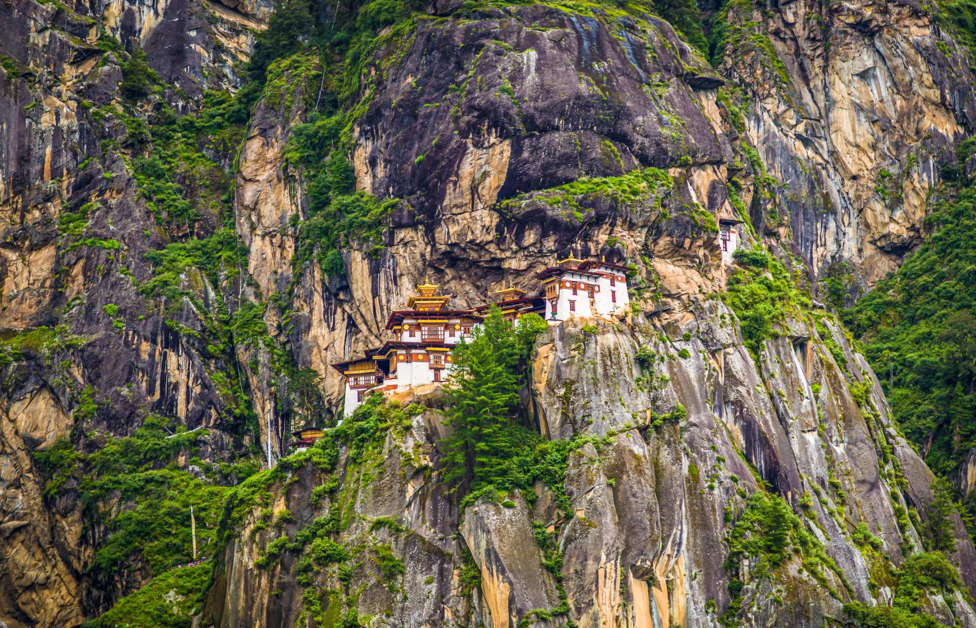 view of the Tiger's Nest monastery