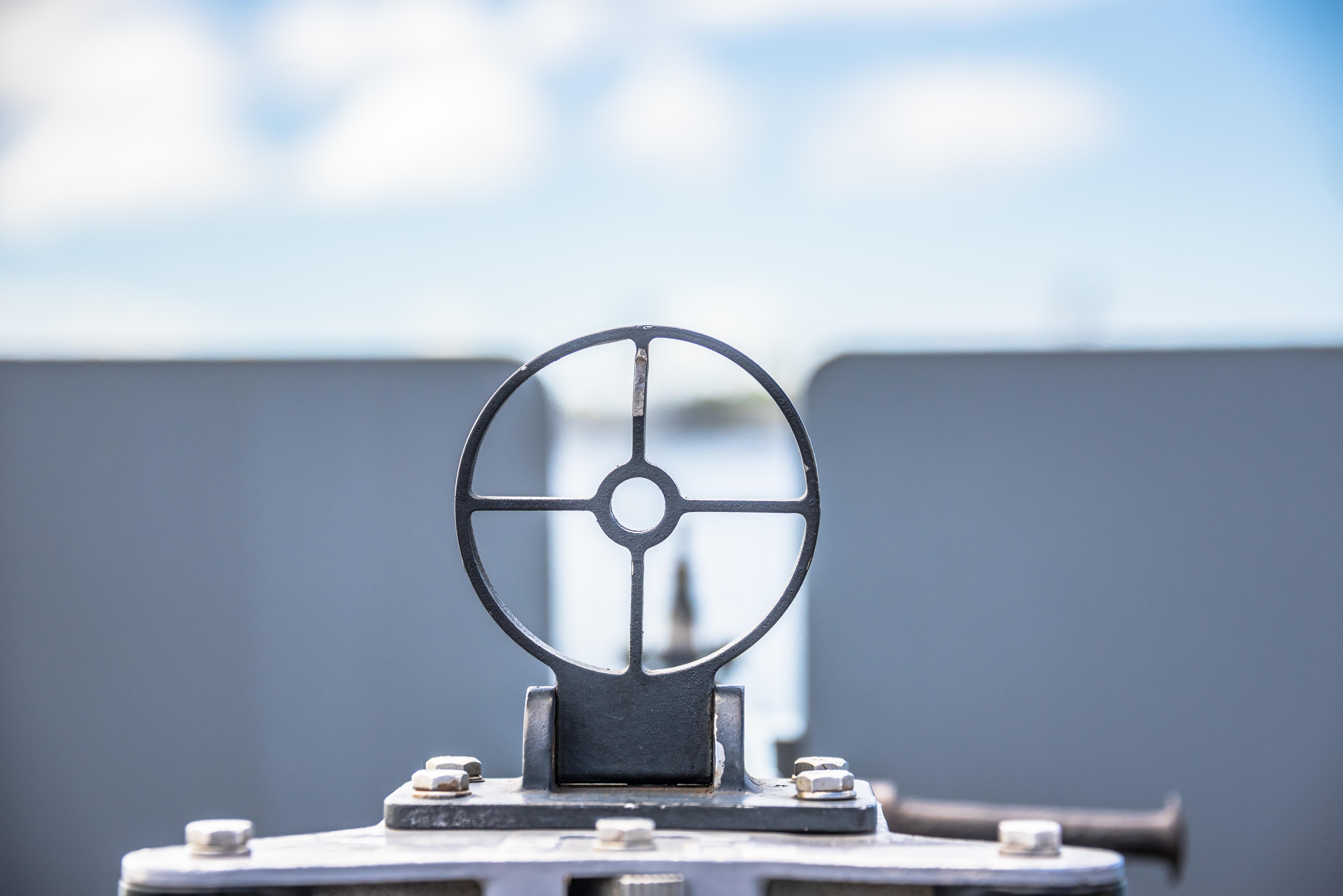 Close up of gun ring pearl harbour memorial