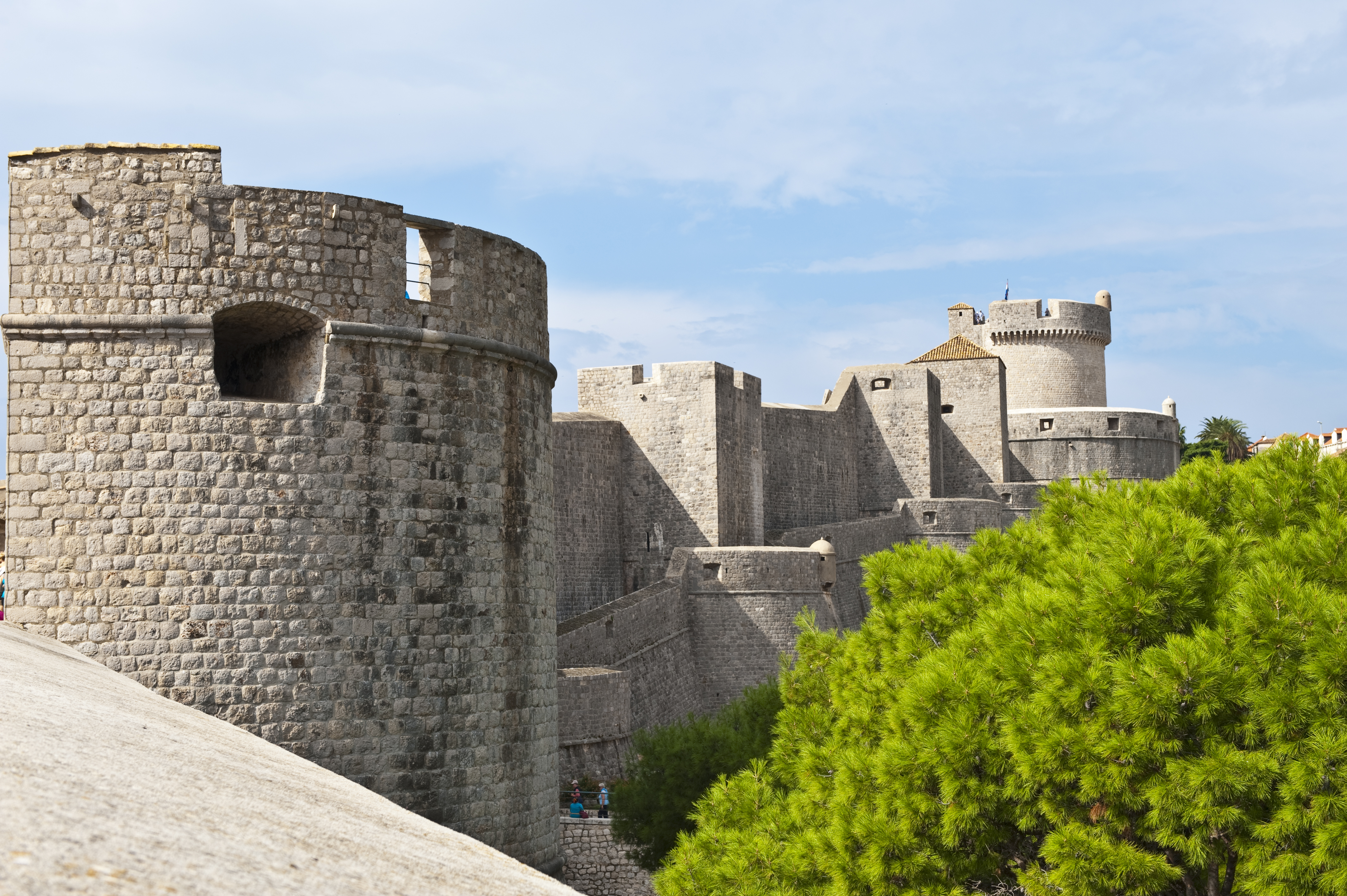 A view from Wall of old city Dubrovnic