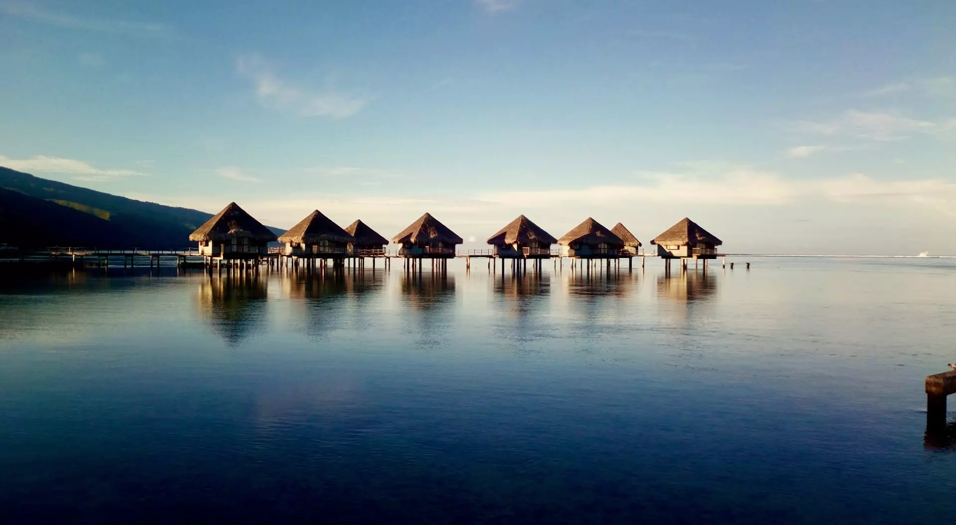 A peaceful sunrise in one of earth's most seducing places - Tahitian Dawn 