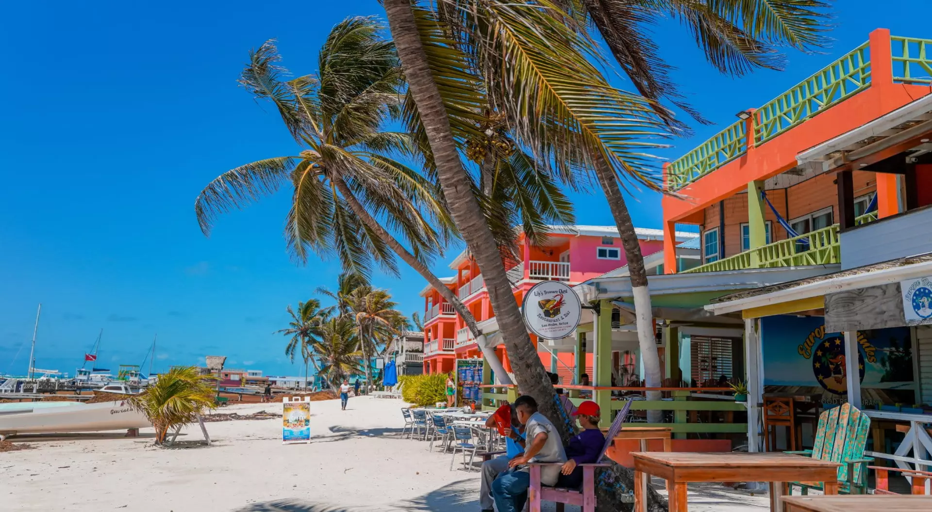 Beachside Restaurant in San Pedro, Belize