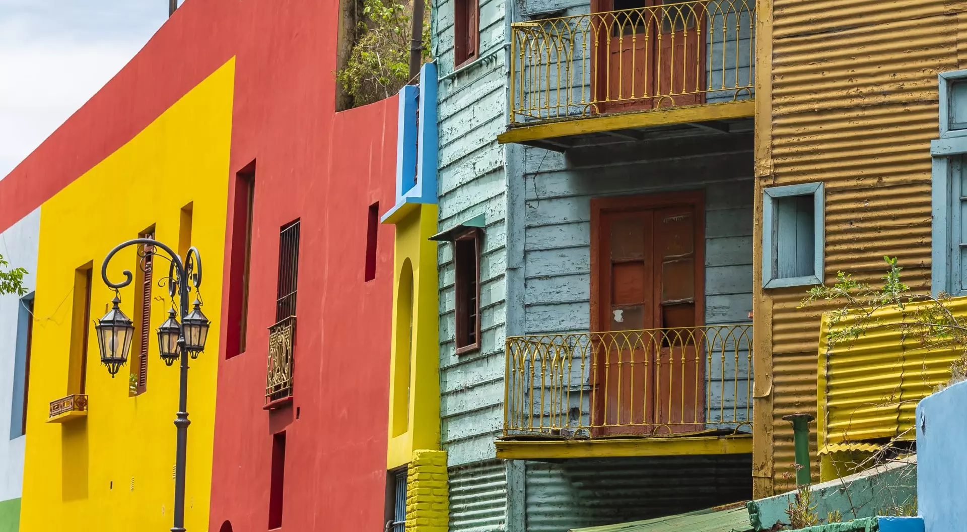 Buenos Aires, Argentina Caminito Street in La Boca with the colorful buildings in Buenos Aires