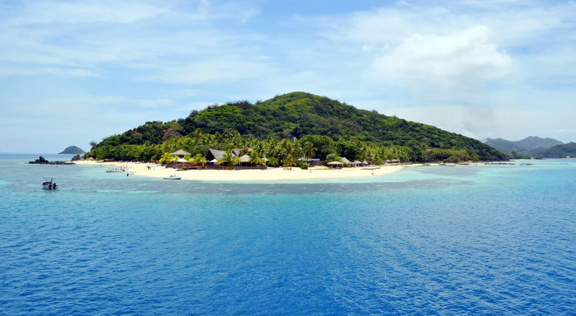 Castaway Island in Fiji.