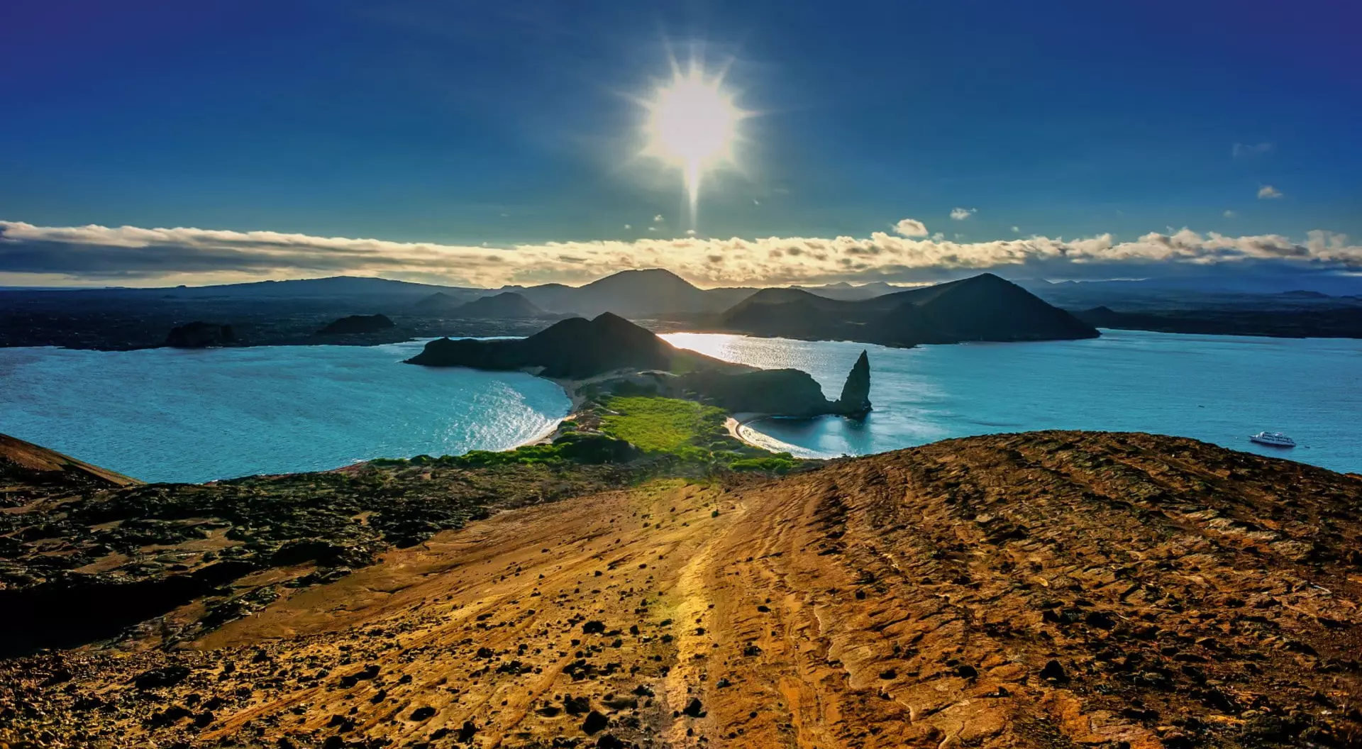 Galapagos Island Ecuador Shining Sun