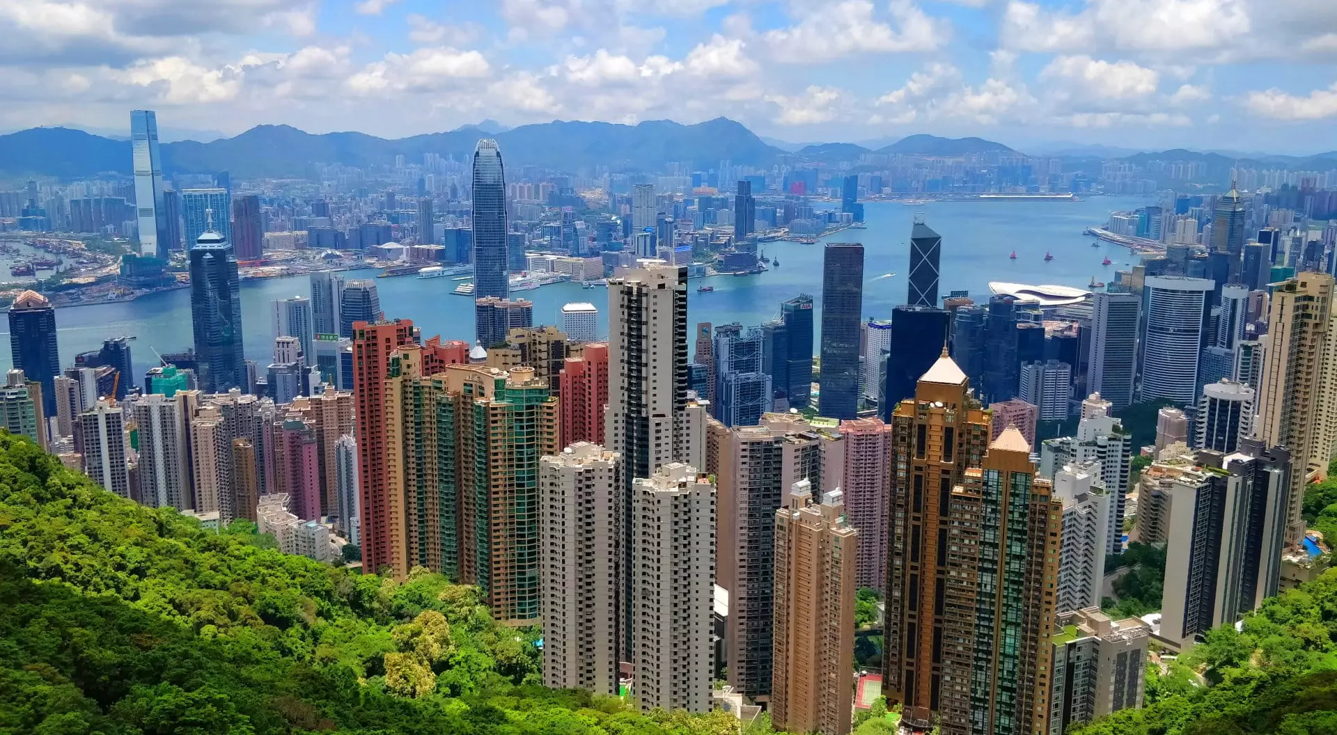 Hong Kong Hong Kong skyline from Victoria Peak, Hong Kong